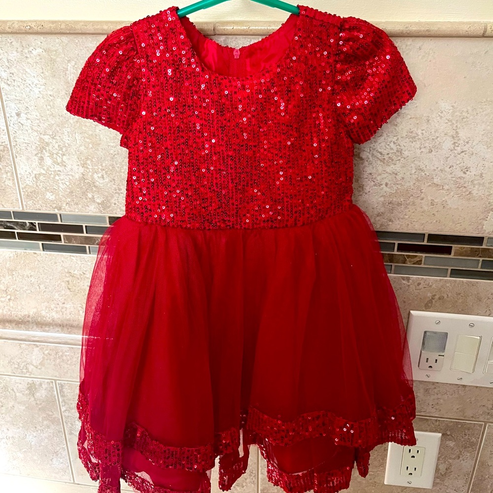 Red party/holiday dress